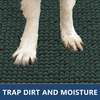 image:imageSmiry Dog Door Mat for Muddy Paws 30x20 Absorbent Microfiber Dirt Trapper Pet Doormat NonSlip Washable Quick Dry Chenille Front Door Mat Entryway Rug for Indoor and Outdoor BeigeGreen