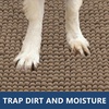 image:imageSmiry Dog Door Mat for Muddy Paws 30x20 Absorbent Microfiber Dirt Trapper Pet Doormat NonSlip Washable Quick Dry Chenille Front Door Mat Entryway Rug for Indoor and Outdoor BeigeCamel