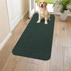 image:imageSmiry Dog Door Mat for Muddy Paws 30x20 Absorbent Microfiber Dirt Trapper Pet Doormat NonSlip Washable Quick Dry Chenille Front Door Mat Entryway Rug for Indoor and Outdoor BeigeGreen