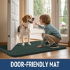 image:imageSmiry Dog Door Mat for Muddy Paws 30x20 Absorbent Microfiber Dirt Trapper Pet Doormat NonSlip Washable Quick Dry Chenille Front Door Mat Entryway Rug for Indoor and Outdoor BeigeGreen