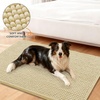 image:imageSmiry Dog Door Mat for Muddy Paws 30x20 Absorbent Microfiber Dirt Trapper Pet Doormat NonSlip Washable Quick Dry Chenille Front Door Mat Entryway Rug for Indoor and Outdoor BeigeCream White