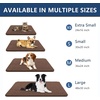 image:imageSmiry Dog Door Mat for Muddy Paws 30x20 Absorbent Microfiber Dirt Trapper Pet Doormat NonSlip Washable Quick Dry Chenille Front Door Mat Entryway Rug for Indoor and Outdoor BeigeCoffee
