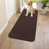 image:imageSmiry Dog Door Mat for Muddy Paws 30x20 Absorbent Microfiber Dirt Trapper Pet Doormat NonSlip Washable Quick Dry Chenille Front Door Mat Entryway Rug for Indoor and Outdoor BeigeBrown