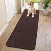 image:imageSmiry Dog Door Mat for Muddy Paws 30x20 Absorbent Microfiber Dirt Trapper Pet Doormat NonSlip Washable Quick Dry Chenille Front Door Mat Entryway Rug for Indoor and Outdoor BeigeBrown