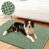 image:imageSmiry Dog Door Mat for Muddy Paws 30x20 Absorbent Microfiber Dirt Trapper Pet Doormat NonSlip Washable Quick Dry Chenille Front Door Mat Entryway Rug for Indoor and Outdoor BeigeOlive Green
