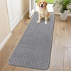 image:imageSmiry Dog Door Mat for Muddy Paws 30x20 Absorbent Microfiber Dirt Trapper Pet Doormat NonSlip Washable Quick Dry Chenille Front Door Mat Entryway Rug for Indoor and Outdoor BeigeGrey