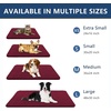 image:imageSmiry Dog Door Mat for Muddy Paws 30x20 Absorbent Microfiber Dirt Trapper Pet Doormat NonSlip Washable Quick Dry Chenille Front Door Mat Entryway Rug for Indoor and Outdoor BeigeBurgundy
