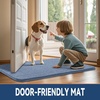 image:imageSmiry Dog Door Mat for Muddy Paws 30x20 Absorbent Microfiber Dirt Trapper Pet Doormat NonSlip Washable Quick Dry Chenille Front Door Mat Entryway Rug for Indoor and Outdoor BeigeAiry Blue