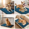 image:imageSmiry Dog Door Mat for Muddy Paws 30x20 Absorbent Microfiber Dirt Trapper Pet Doormat NonSlip Washable Quick Dry Chenille Front Door Mat Entryway Rug for Indoor and Outdoor BeigeAtlantic Blue