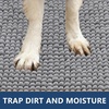 image:imageSmiry Dog Door Mat for Muddy Paws 30x20 Absorbent Microfiber Dirt Trapper Pet Doormat NonSlip Washable Quick Dry Chenille Front Door Mat Entryway Rug for Indoor and Outdoor BeigeGrey