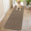 image:imageSmiry Dog Door Mat for Muddy Paws 30x20 Absorbent Microfiber Dirt Trapper Pet Doormat NonSlip Washable Quick Dry Chenille Front Door Mat Entryway Rug for Indoor and Outdoor BeigeCamel