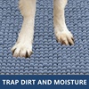 image:imageSmiry Dog Door Mat for Muddy Paws 30x20 Absorbent Microfiber Dirt Trapper Pet Doormat NonSlip Washable Quick Dry Chenille Front Door Mat Entryway Rug for Indoor and Outdoor BeigeAiry Blue