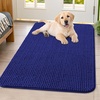 image:imageSmiry Dog Door Mat for Muddy Paws 30x20 Absorbent Microfiber Dirt Trapper Pet Doormat NonSlip Washable Quick Dry Chenille Front Door Mat Entryway Rug for Indoor and Outdoor BeigeNavy Blue