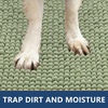 image:imageSmiry Dog Door Mat for Muddy Paws 30x20 Absorbent Microfiber Dirt Trapper Pet Doormat NonSlip Washable Quick Dry Chenille Front Door Mat Entryway Rug for Indoor and Outdoor BeigeSage Green