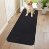 image:imageSmiry Dog Door Mat for Muddy Paws 30x20 Absorbent Microfiber Dirt Trapper Pet Doormat NonSlip Washable Quick Dry Chenille Front Door Mat Entryway Rug for Indoor and Outdoor BeigeBlack