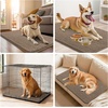 image:imageSmiry Dog Door Mat for Muddy Paws 30x20 Absorbent Microfiber Dirt Trapper Pet Doormat NonSlip Washable Quick Dry Chenille Front Door Mat Entryway Rug for Indoor and Outdoor BeigeCamel