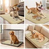 image:imageSmiry Dog Door Mat for Muddy Paws 30x20 Absorbent Microfiber Dirt Trapper Pet Doormat NonSlip Washable Quick Dry Chenille Front Door Mat Entryway Rug for Indoor and Outdoor BeigeCream White
