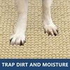 image:imageSmiry Dog Door Mat for Muddy Paws 30x20 Absorbent Microfiber Dirt Trapper Pet Doormat NonSlip Washable Quick Dry Chenille Front Door Mat Entryway Rug for Indoor and Outdoor BeigeCream White