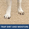 image:imageSmiry Dog Door Mat for Muddy Paws 30x20 Absorbent Microfiber Dirt Trapper Pet Doormat NonSlip Washable Quick Dry Chenille Front Door Mat Entryway Rug for Indoor and Outdoor BeigeBeige