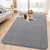 image:imageSmiry Dog Door Mat for Muddy Paws 30x20 Absorbent Microfiber Dirt Trapper Pet Doormat NonSlip Washable Quick Dry Chenille Front Door Mat Entryway Rug for Indoor and Outdoor BeigeGrey