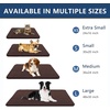 image:imageSmiry Dog Door Mat for Muddy Paws 30x20 Absorbent Microfiber Dirt Trapper Pet Doormat NonSlip Washable Quick Dry Chenille Front Door Mat Entryway Rug for Indoor and Outdoor BeigeBrown