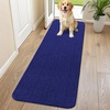 image:imageSmiry Dog Door Mat for Muddy Paws 30x20 Absorbent Microfiber Dirt Trapper Pet Doormat NonSlip Washable Quick Dry Chenille Front Door Mat Entryway Rug for Indoor and Outdoor BeigeNavy Blue