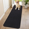 image:imageSmiry Dog Door Mat for Muddy Paws 30x20 Absorbent Microfiber Dirt Trapper Pet Doormat NonSlip Washable Quick Dry Chenille Front Door Mat Entryway Rug for Indoor and Outdoor BeigeBlack