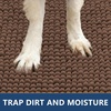 image:imageSmiry Dog Door Mat for Muddy Paws 30x20 Absorbent Microfiber Dirt Trapper Pet Doormat NonSlip Washable Quick Dry Chenille Front Door Mat Entryway Rug for Indoor and Outdoor BeigeCoffee