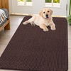 image:imageSmiry Dog Door Mat for Muddy Paws 30x20 Absorbent Microfiber Dirt Trapper Pet Doormat NonSlip Washable Quick Dry Chenille Front Door Mat Entryway Rug for Indoor and Outdoor BeigeBrown
