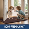 image:imageSmiry Dog Door Mat for Muddy Paws 30x20 Absorbent Microfiber Dirt Trapper Pet Doormat NonSlip Washable Quick Dry Chenille Front Door Mat Entryway Rug for Indoor and Outdoor BeigeBrown