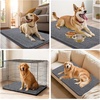image:imageSmiry Dog Door Mat for Muddy Paws 30x20 Absorbent Microfiber Dirt Trapper Pet Doormat NonSlip Washable Quick Dry Chenille Front Door Mat Entryway Rug for Indoor and Outdoor BeigeDark Grey