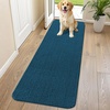 image:imageSmiry Dog Door Mat for Muddy Paws 30x20 Absorbent Microfiber Dirt Trapper Pet Doormat NonSlip Washable Quick Dry Chenille Front Door Mat Entryway Rug for Indoor and Outdoor BeigeAtlantic Blue