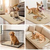 image:imageSmiry Dog Door Mat for Muddy Paws 30x20 Absorbent Microfiber Dirt Trapper Pet Doormat NonSlip Washable Quick Dry Chenille Front Door Mat Entryway Rug for Indoor and Outdoor BeigeBeige