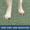 image:imageSmiry Dog Door Mat for Muddy Paws 30x20 Absorbent Microfiber Dirt Trapper Pet Doormat NonSlip Washable Quick Dry Chenille Front Door Mat Entryway Rug for Indoor and Outdoor BeigeOlive Green