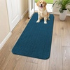 image:imageSmiry Dog Door Mat for Muddy Paws 30x20 Absorbent Microfiber Dirt Trapper Pet Doormat NonSlip Washable Quick Dry Chenille Front Door Mat Entryway Rug for Indoor and Outdoor BeigeAtlantic Blue