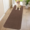 image:imageSmiry Dog Door Mat for Muddy Paws 30x20 Absorbent Microfiber Dirt Trapper Pet Doormat NonSlip Washable Quick Dry Chenille Front Door Mat Entryway Rug for Indoor and Outdoor BeigeCoffee
