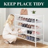 image:imageSmiry Bamboo Shoe Rack 3Tier Stackable Wooden Shoe Organizer for Entryway amp Closet Free Standing Wood Shoe Storage Shelf for Front Door amp Small Spaces NaturalWhite