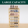 image:imageSmiry Bamboo Shoe Rack 3Tier Stackable Wooden Shoe Organizer for Entryway amp Closet Free Standing Wood Shoe Storage Shelf for Front Door amp Small Spaces NaturalNatural