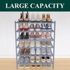 image:imageSmiry Bamboo Shoe Rack 3Tier Stackable Wooden Shoe Organizer for Entryway amp Closet Free Standing Wood Shoe Storage Shelf for Front Door amp Small Spaces NaturalGrey