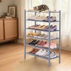 image:imageSmiry Bamboo Shoe Rack 3Tier Stackable Wooden Shoe Organizer for Entryway amp Closet Free Standing Wood Shoe Storage Shelf for Front Door amp Small Spaces NaturalGrey