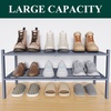 image:imageSmiry Bamboo Shoe Rack 3Tier Stackable Wooden Shoe Organizer for Entryway amp Closet Free Standing Wood Shoe Storage Shelf for Front Door amp Small Spaces NaturalGrey