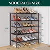 image:imageSmiry Bamboo Shoe Rack 3Tier Stackable Wooden Shoe Organizer for Entryway amp Closet Free Standing Wood Shoe Storage Shelf for Front Door amp Small Spaces NaturalBrown