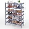 image:imageSmiry Bamboo Shoe Rack 3Tier Stackable Wooden Shoe Organizer for Entryway amp Closet Free Standing Wood Shoe Storage Shelf for Front Door amp Small Spaces NaturalGrey