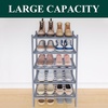 image:imageSmiry Bamboo Shoe Rack 3Tier Stackable Wooden Shoe Organizer for Entryway amp Closet Free Standing Wood Shoe Storage Shelf for Front Door amp Small Spaces NaturalGrey