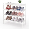 image:imageSmiry Bamboo Shoe Rack 3Tier Stackable Wooden Shoe Organizer for Entryway amp Closet Free Standing Wood Shoe Storage Shelf for Front Door amp Small Spaces NaturalWhite