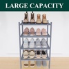 image:imageSmiry Bamboo Shoe Rack 3Tier Stackable Wooden Shoe Organizer for Entryway amp Closet Free Standing Wood Shoe Storage Shelf for Front Door amp Small Spaces NaturalGrey