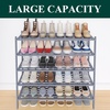 image:imageSmiry Bamboo Shoe Rack 3Tier Stackable Wooden Shoe Organizer for Entryway amp Closet Free Standing Wood Shoe Storage Shelf for Front Door amp Small Spaces NaturalGrey