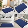 image:imageSmiry Memory Foam Bath Mat 36x24 Extra Soft NonSlip Bathroom Rug Ultra Absorbent Quick Dry Machine Washable Bathroom Mat for Shower Tub amp Floor Decor Navy BlueNavy Blue
