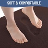 image:imageSmiry Memory Foam Bath Mat 36x24 Extra Soft NonSlip Bathroom Rug Ultra Absorbent Quick Dry Machine Washable Bathroom Mat for Shower Tub amp Floor Decor Navy BlueBrown