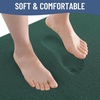 image:imageSmiry Memory Foam Bath Mat 36x24 Extra Soft NonSlip Bathroom Rug Ultra Absorbent Quick Dry Machine Washable Bathroom Mat for Shower Tub amp Floor Decor Navy BlueGreen
